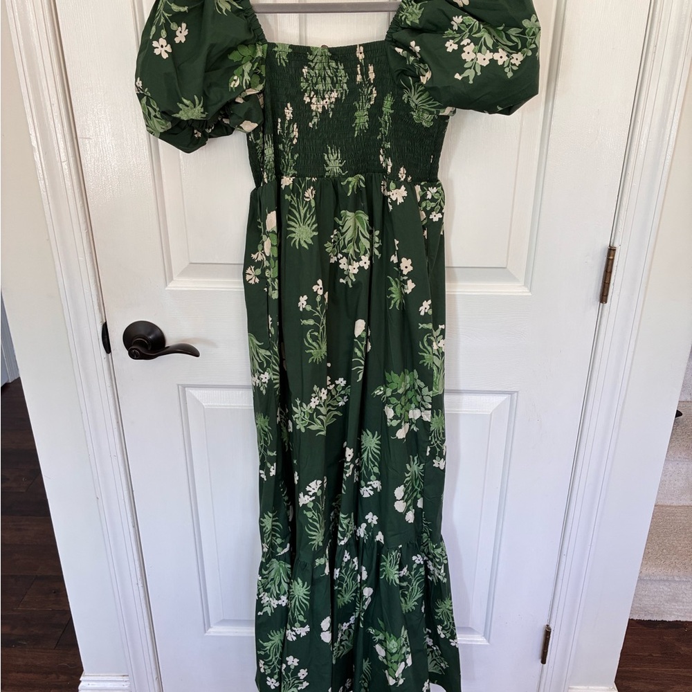 Tuckernuck Green Floral Maxi Dress